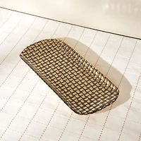 Braid Large Platter - Gold 