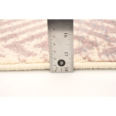Tapis Annika Argent-Rose