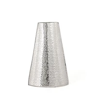 Galen Metal Table Vase - Silver