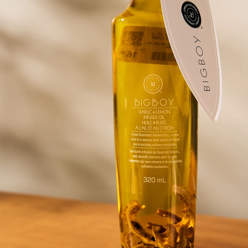 Big Boy Lemon and Garlic Sunflower Oil - 320ml