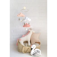 Cloud Mobile - Peach, White & Taupe