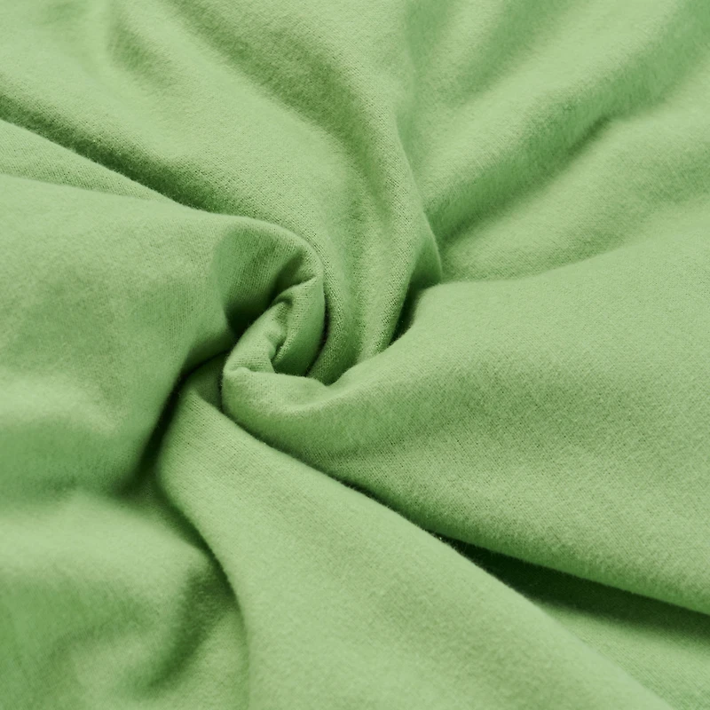 Luxury Solid Flannel Duvet Cover Set