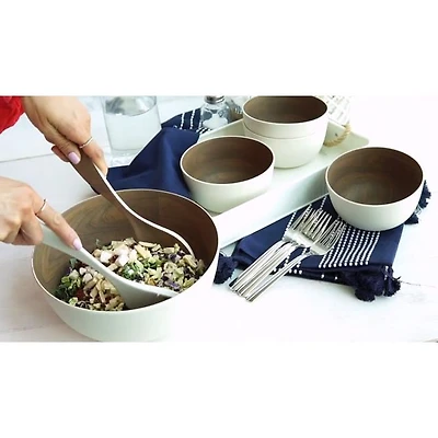 Ensemble de 4 bols « Bamboo Walnut »