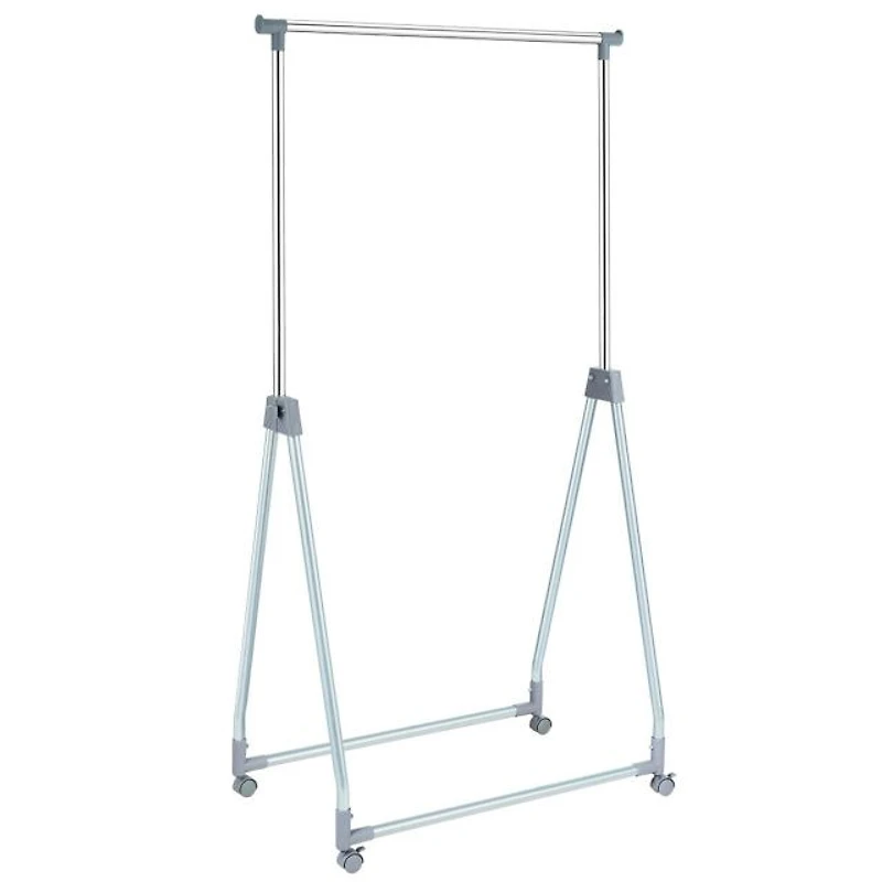Extendable Foldable Heavy Duty Clothing Rack, Hanging Rod