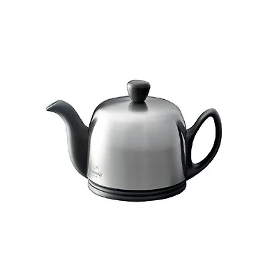 Salam Black Teapot With Black Felt - 4-cup by Degrenne Paris