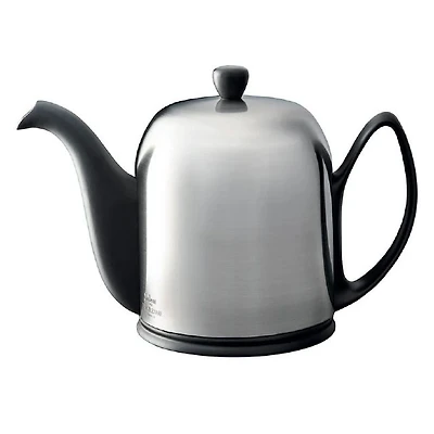 Salam Black Teapot With Black Felt - 8-cup by Degrenne Paris