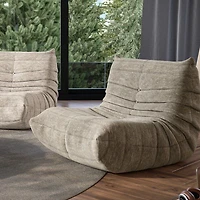 Kendall Chaise sans accoudoirs - Taupe