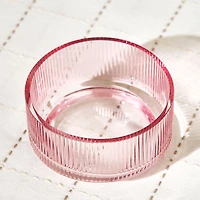 Brilliant Ribbed Dip Bowls, Set of 4 - Pink