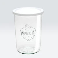 WECK Mold Tempered Glass Jar 850 ml