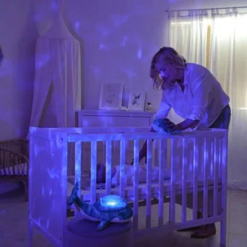 Tranquil Whale® Night Light - Aqua