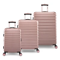 IFLY Ensembles de 3 Valises ABS - Or Rose