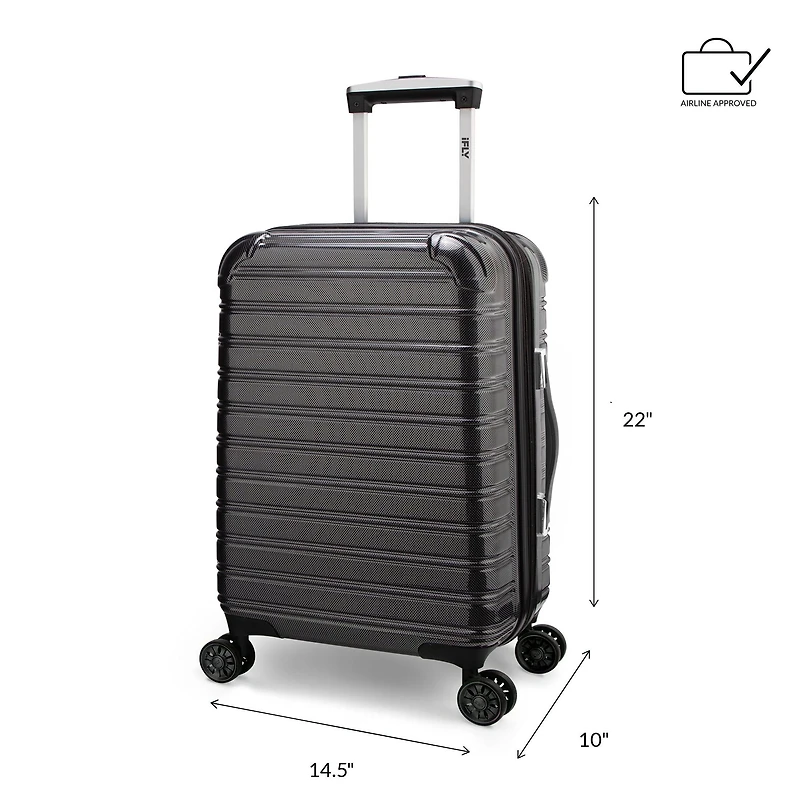 IFLY ABS Suitcase - Black