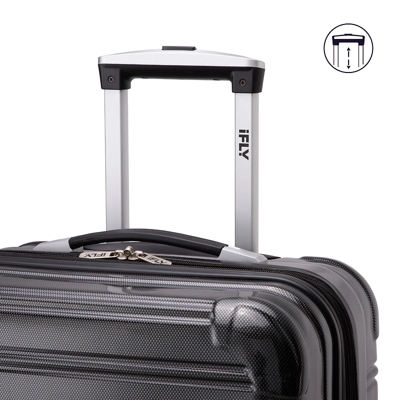 IFLY ABS Suitcase - Black, 26''