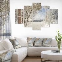 Toile 4 « Lake Winter Woods »