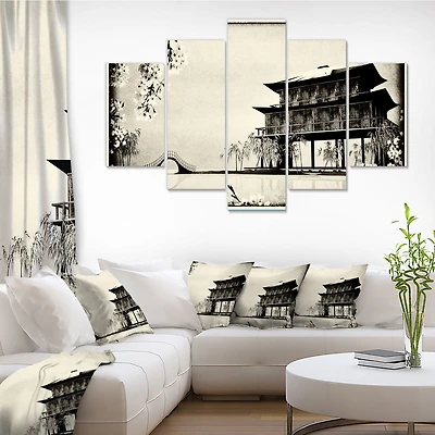 Chinese Ink Painting  Canvas Wall Art