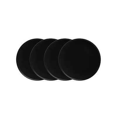 Maxwell & Williams Set of 4 Caviar High Rim Plates
