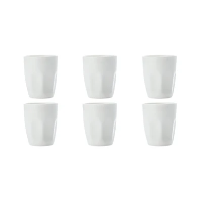 Maxwell & Williams Set of 6 White Basics Latte Cups - 200ml