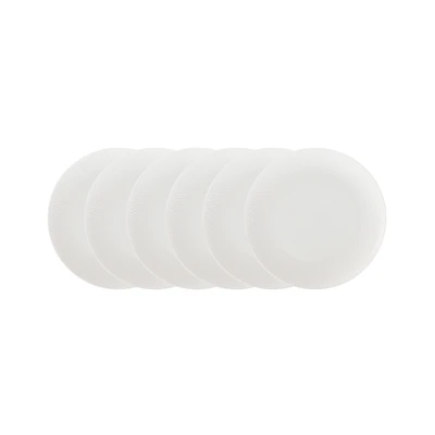 Maxwell & Williams Set of 6 Diamonds Round Side Plates - 18cm