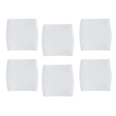 Maxwell & Williams Set of 6 East Meets West Side Plates - 18cm