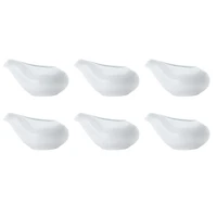 Maxwell & Williams Set of 6 White Basics Sauce Boats - 80ml