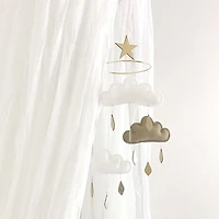 Cloud Mobile - White & Taupe