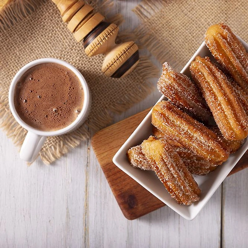 Mini Hot Chocolate Churro