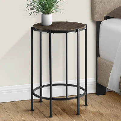Roslyn Accent Table -Dark Oak