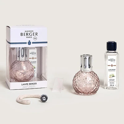 Maison Berger Disco Coffret lampe rose avec parfum - Angélique noire