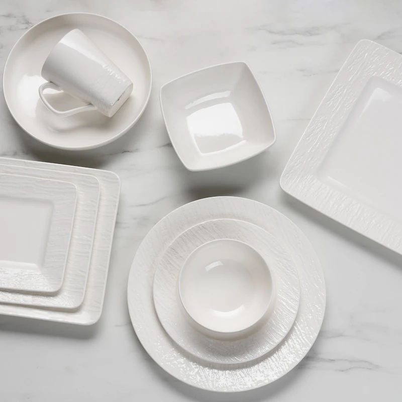 LC Maison Service de table Ardoise,  12 pièces