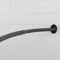 Black Curved Shower Curtain Rod