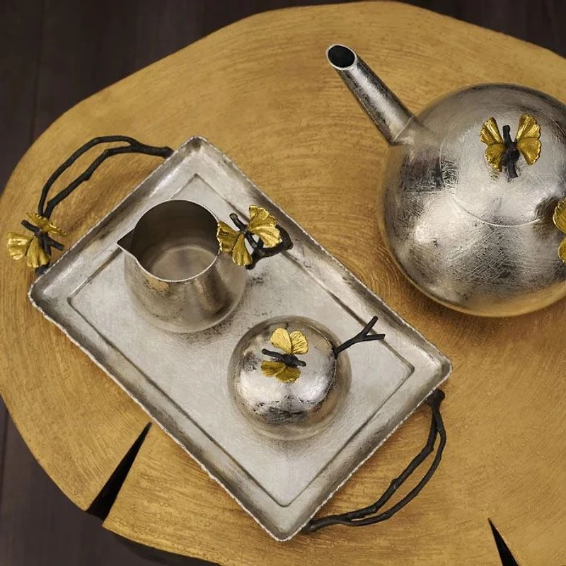 Sucrier avec cuillère Michael Aram « Butterfly Ginkgo » 