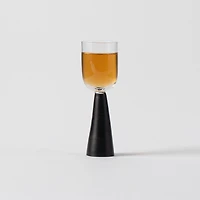 Verre de shot Pyramide, ensemble de 4 - Noir, 40 ml