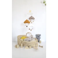 Cloud Mobile -Taupe, Orcher & White