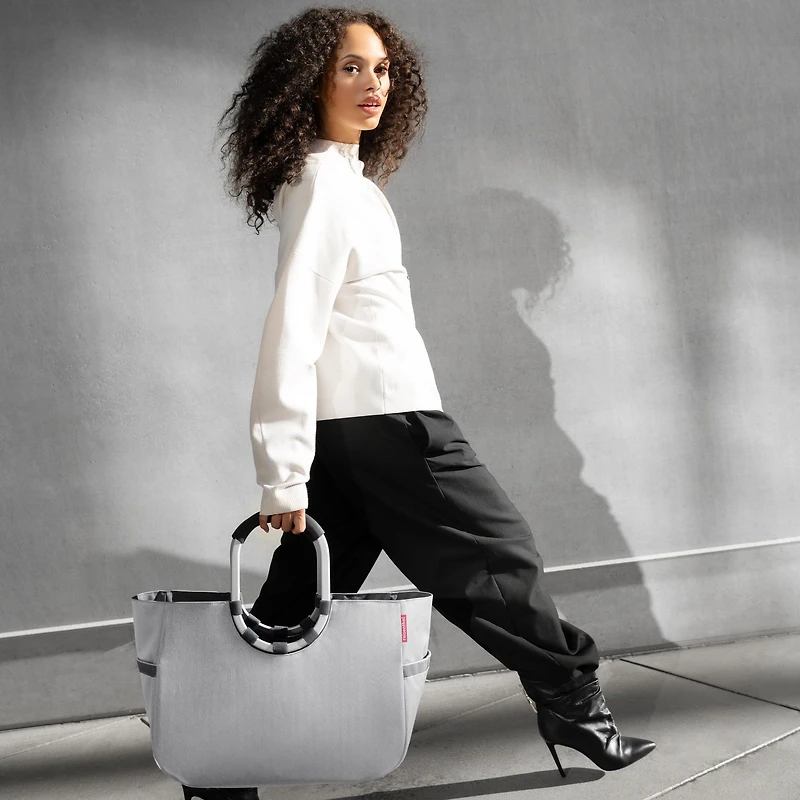 Reisenthel Sac Loopshopper, Grand - Gris