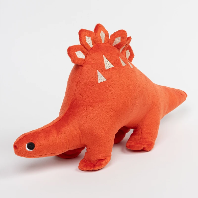 Coussin dinosaure rouge