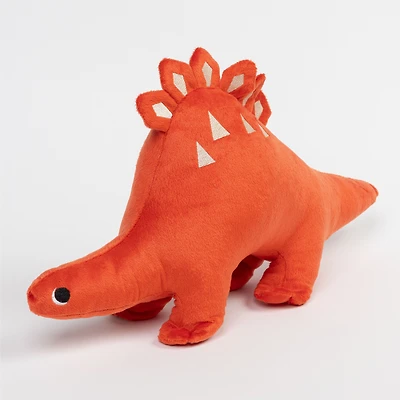 Coussin dinosaure rouge