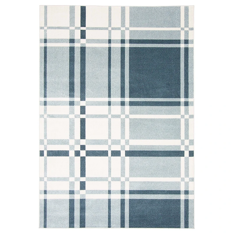 Aqua Roma Contemporary Area Rug