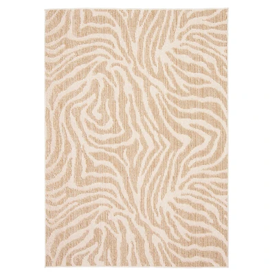 Zendaya Contemporary Taupe Area Rug