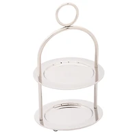 Elegance Round 2-Tier Cake Stand