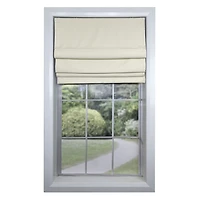 Augustus Cordless Roman Shades - Ivory