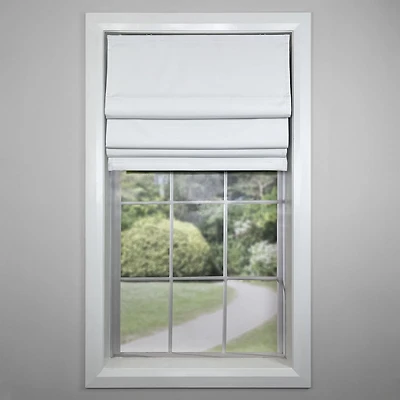Octavia Cordless Roman Shades - White