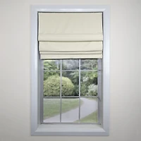 Augustus Cordless Roman Shades - Ivory