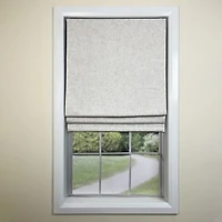 Augustus Cordless Roman Shades - Linen