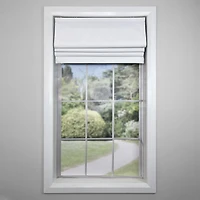 Octavia Cordless Roman Shades - White
