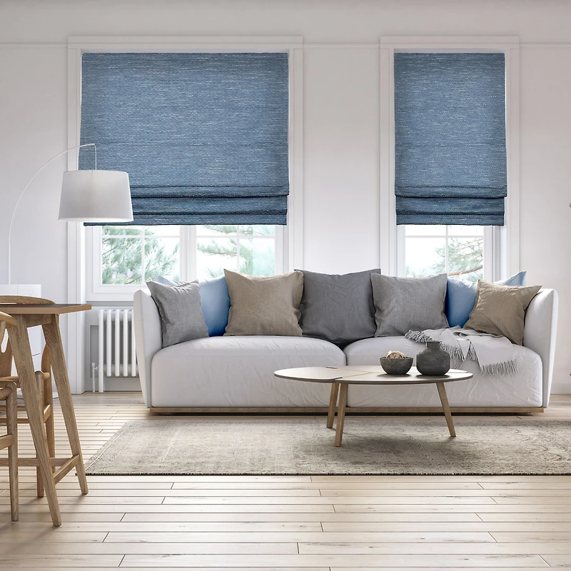 Caesar Cordless Roman Shades - Wedgwood