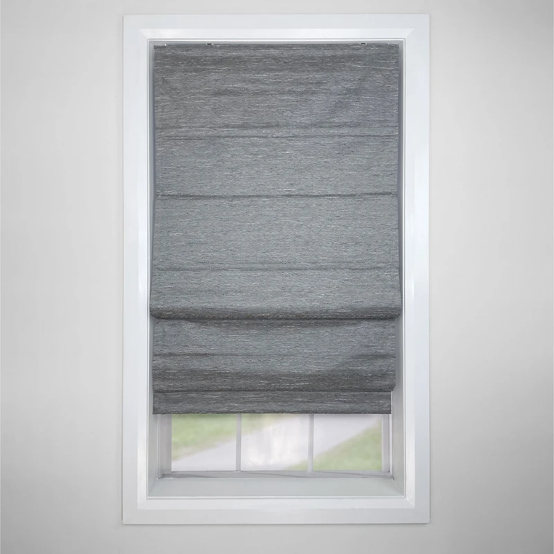 Caesar Cordless Roman Shades - Ash Grey