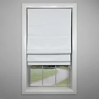 Octavia Cordless Roman Shades - White