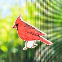 Cardinal Two-Sided Magnet Decor 3"