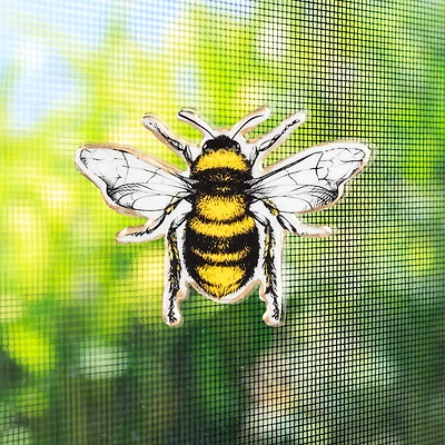 Bumble Bee Two-Sided Magnet Decor - 3"
