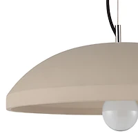 Scilla 18" Wide 1-Light Chandelier, Light Beige